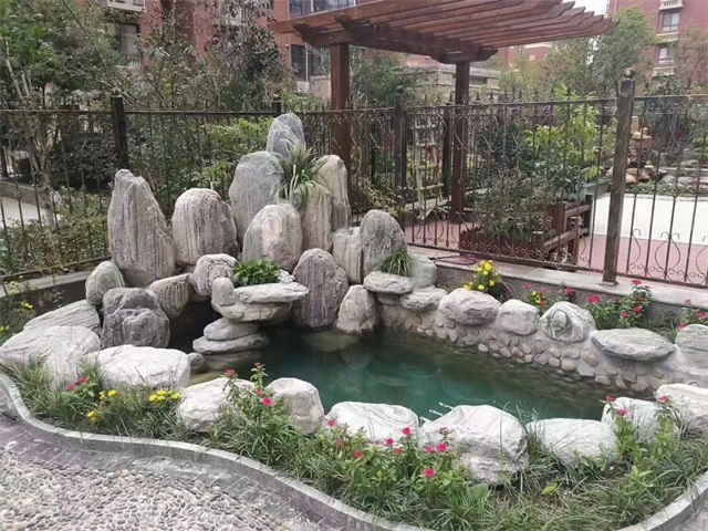 莲池家庭庭院水景设计